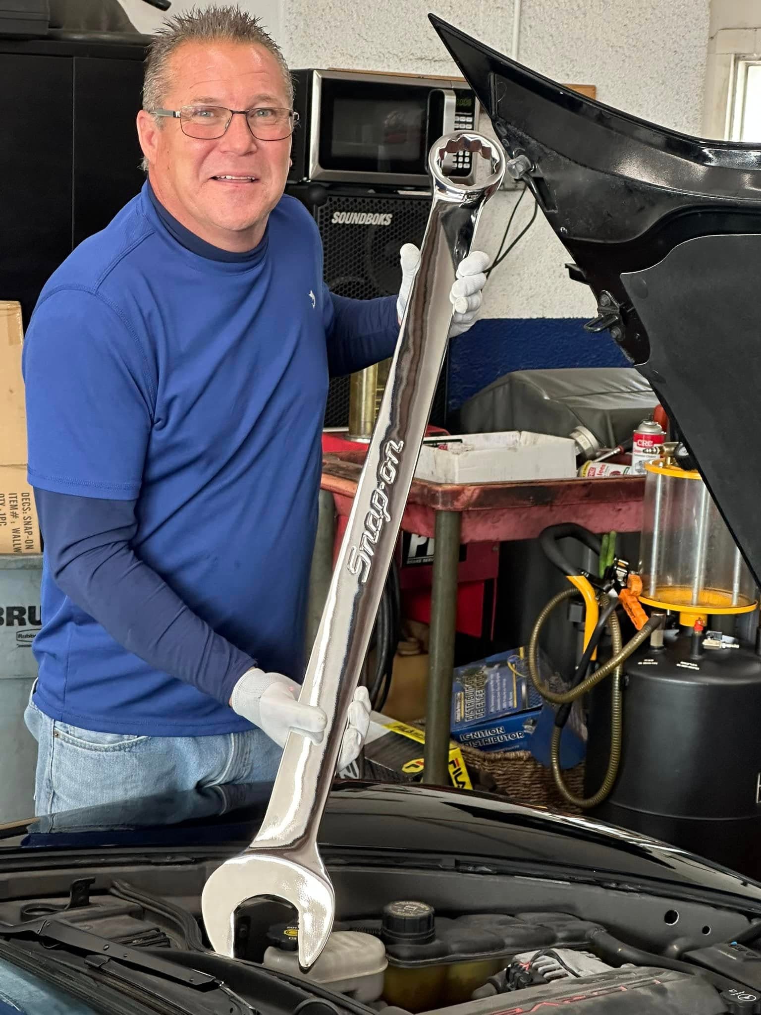 Cary Beckley, owner of Beckley Auto Repair
